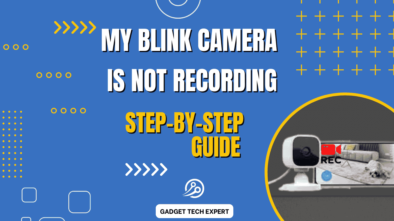 blink camera not recording