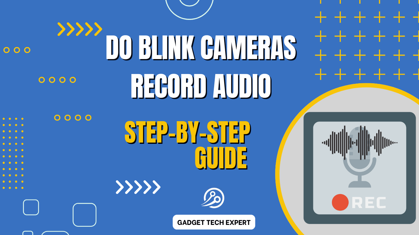 blink camera record audio