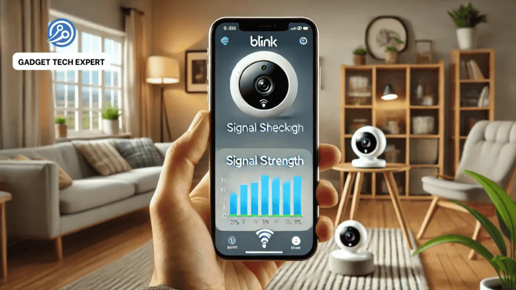 Checking Signal Strength Using the Blink App