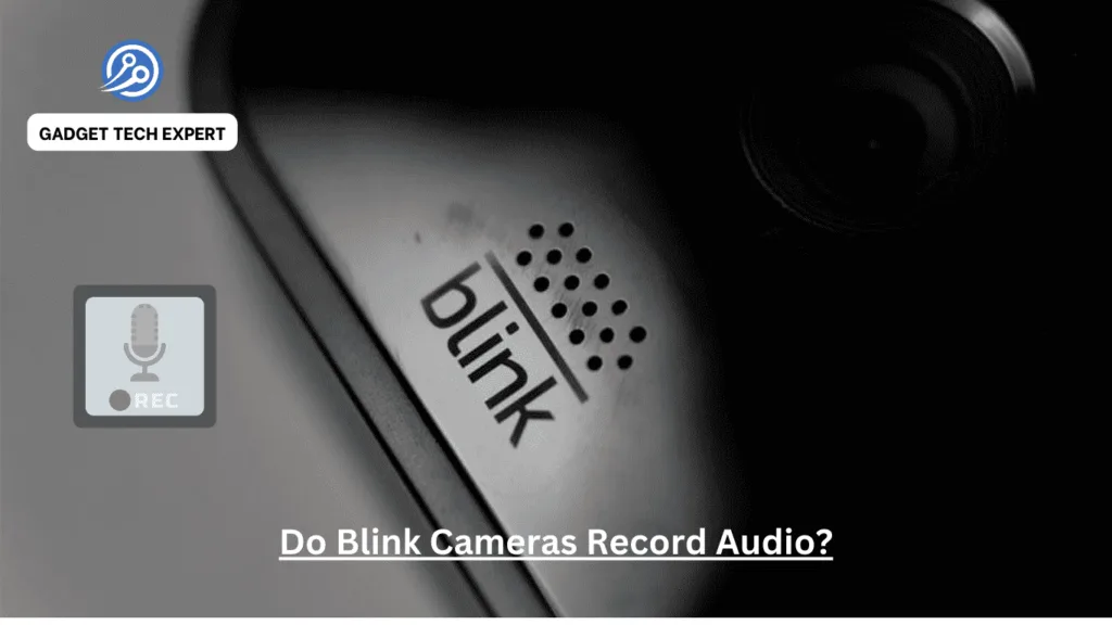 Do Blink Cameras Record Audio?